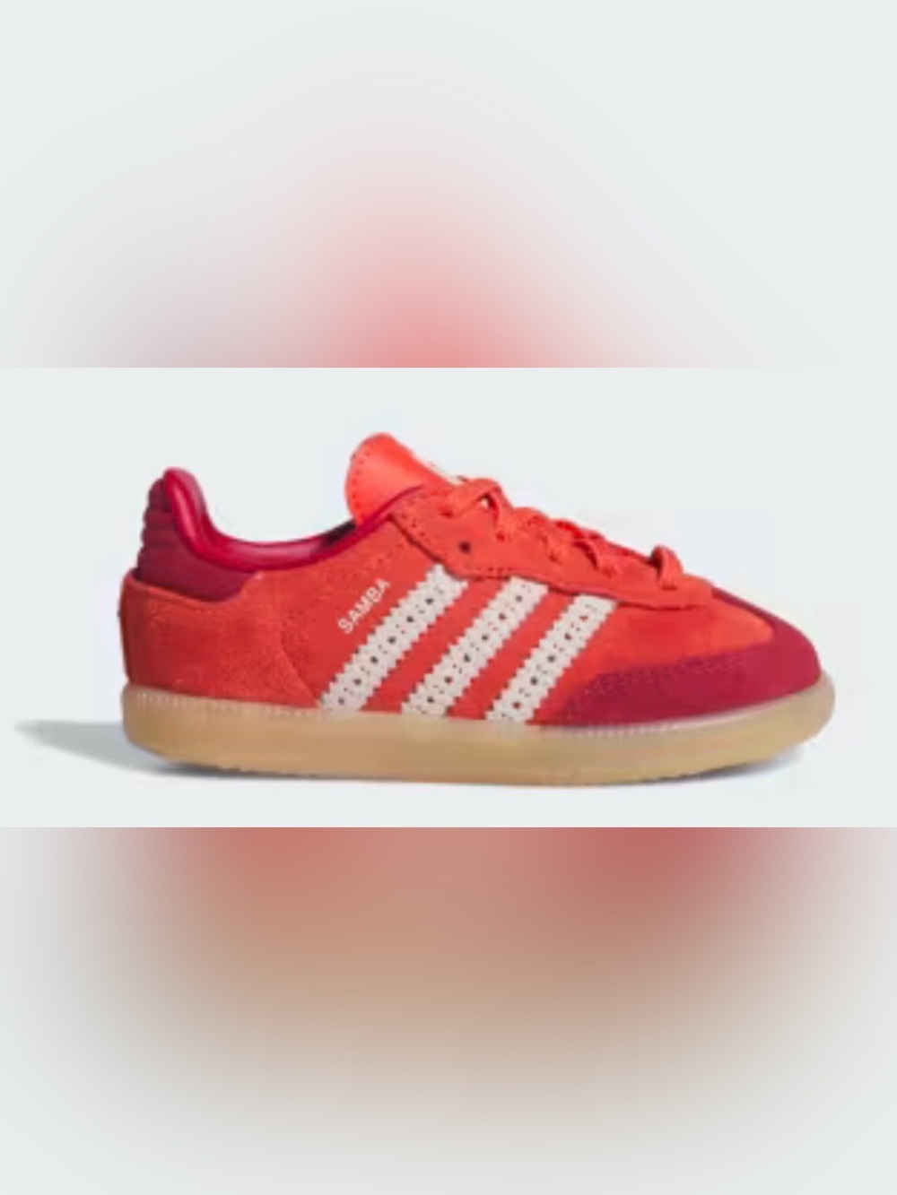 Adidas Originals Samba OG Kids' Sneaker in Red - Size 8K - FREE SHIPPING!